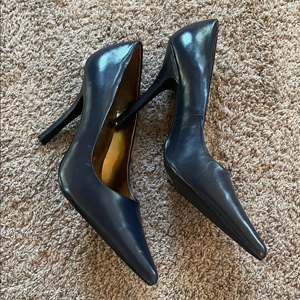 Chinese Laundry Navy Blue Pointed Heels 152 - Picture 4 of 4